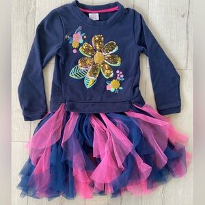 Girls Sequin Sweatshirt Dress